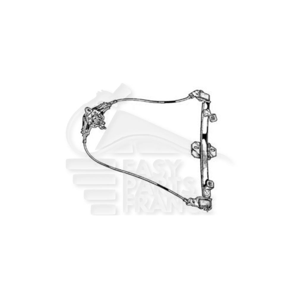 LEVE VITRE AVANT-GAUCHE MANUEL pour FIAT CINQUECENTO