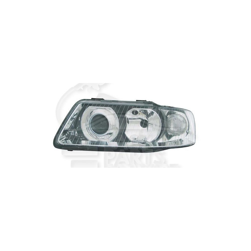 PHARE OPTIQUE GAUCHE H1+H7 ÉLECTRIQUE SANS MOTEUR pour AUDI A3