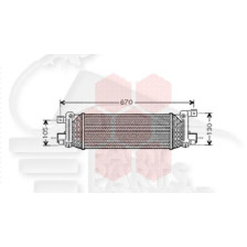 ECHANGEUR 1.4/1.6 TDCI 450 X 152 X 50 pour FORD FIESTA