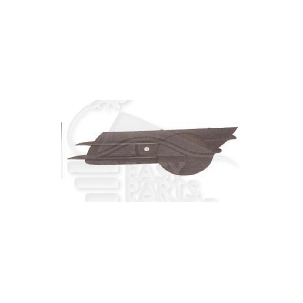 GRILLE DE PARE-CHOC AVANT-GAUCHE NOIRE pour OPEL CORSA