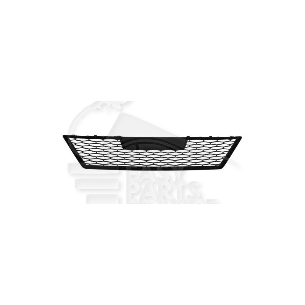 GRILLE CENTRALE DE PARE-CHOC AVANT INFÉRIEUR NOIRE pour SEAT LEON