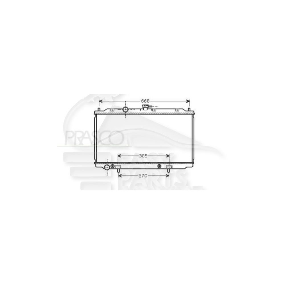 RADIATEUR 2.2 TD BOÎTE AUTO AVEC OU SANS CLIM pour NISSAN PRIMERA