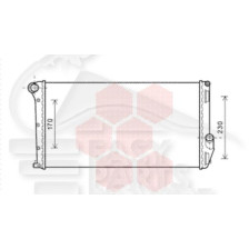 RADIATEUR 1.6 MJTD 580 X 305 X 38 pour FIAT IDEA