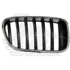GRILLE DE CALANDRE AVANT-DROIT CHROMEE - NOIRE pour BMW X3