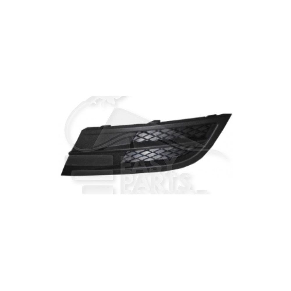 GRILLE DE PARE-CHOC AVANT-DROIT NOIRE pour VOLKSWAGEN JETTA