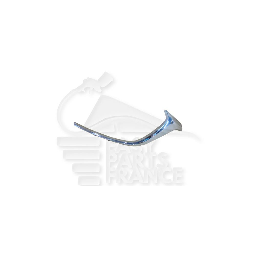 MOULURE DE PARE-CHOC AVANT-GAUCHE CHROMEE pour MAZDA CX-3