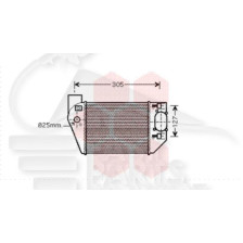ECHANGEUR 1.8 T DROIT - 210 X 190 X 64 