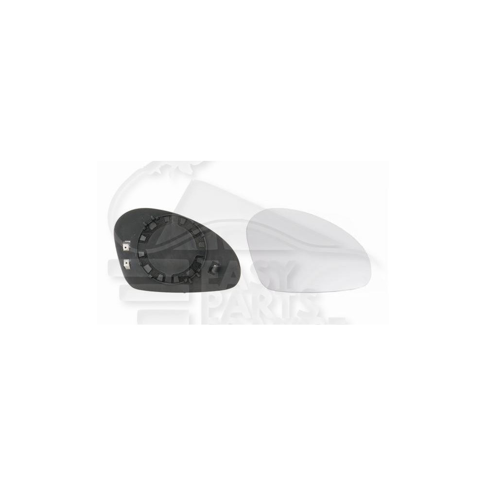 GLACE DE RÉTROVISEUR DROIT CHAUFFANT CONVEXE 10/03 → pour SEAT LEON