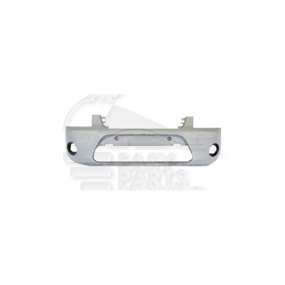 PARE-CHOC AVANT A PEINDRE AVEC EMPLACEMENT ANTI-BROUILLARD pour FORD TRANSIT CONNECT