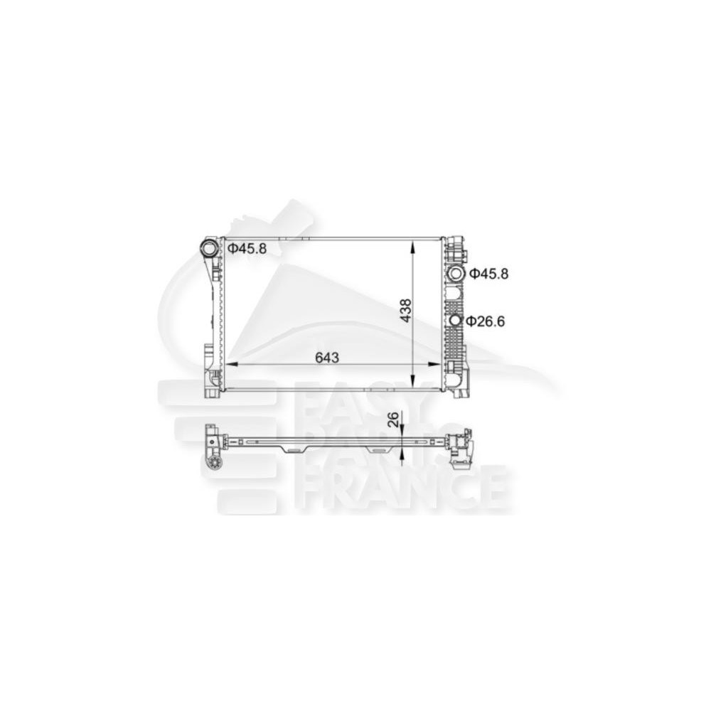 3.2 CDI BOÎTE MÉCA AVEC OU SANS CLIM pour MERCEDES CLASSE C - W204