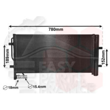CONDENSEUR 2.0 TFSI - 2.0 TDI - 625 X 325 X 16 