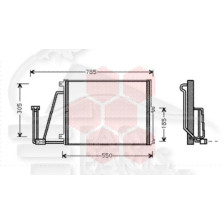 CONDENSEUR 2.0 TDI 470 X 370 X 16 