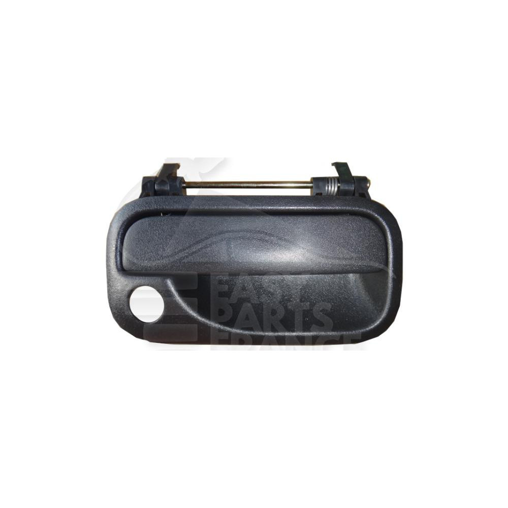 POIGNÉE PORTE EXTÉRIEUR AVANT-DROIT NOIRE AVEC TROU BARILLET pour OPEL VECTRA
