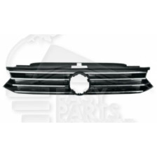 GRILLE DE CALANDRE NOIRE AVEC MOULURES CHROMEES pour VOLKSWAGEN PASSAT