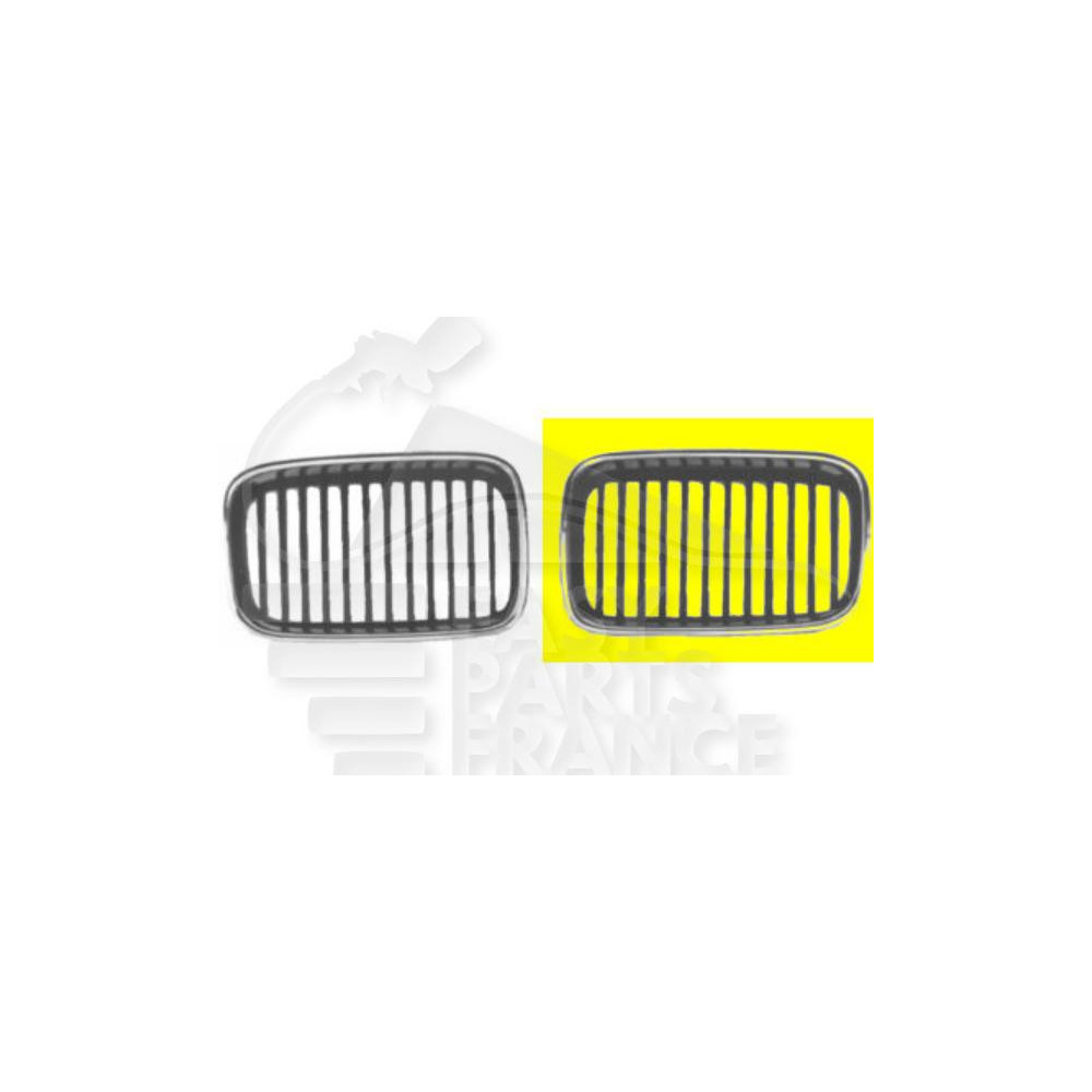 GRILLE DE CALANDRE AVANT-GAUCHE pour BMW S3 E36 4 PTES