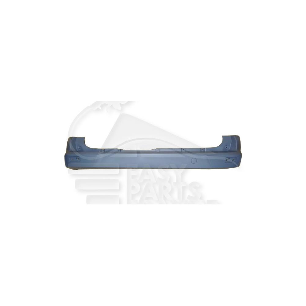 PARE-CHOC ARRIÈRE CENTRAL A PEINDRE AVEC PREDECOUTE PACKONTROL pour FORD TRANSIT CONNECT