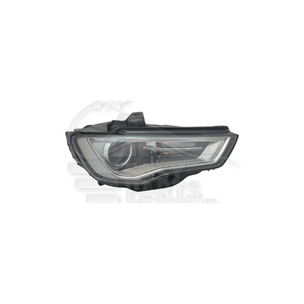 PHARE OPTIQUE DROIT D3S LED ÉLECTRIQUE FOND BRONZE AVEC MOTEUR pour AUDI A3
