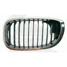 GRILLE DE CALANDRE AVANT-GAUCHE CHROMEE - NOIRE - CHROMEE pour BMW S3 E46 3 PTES / COUPE