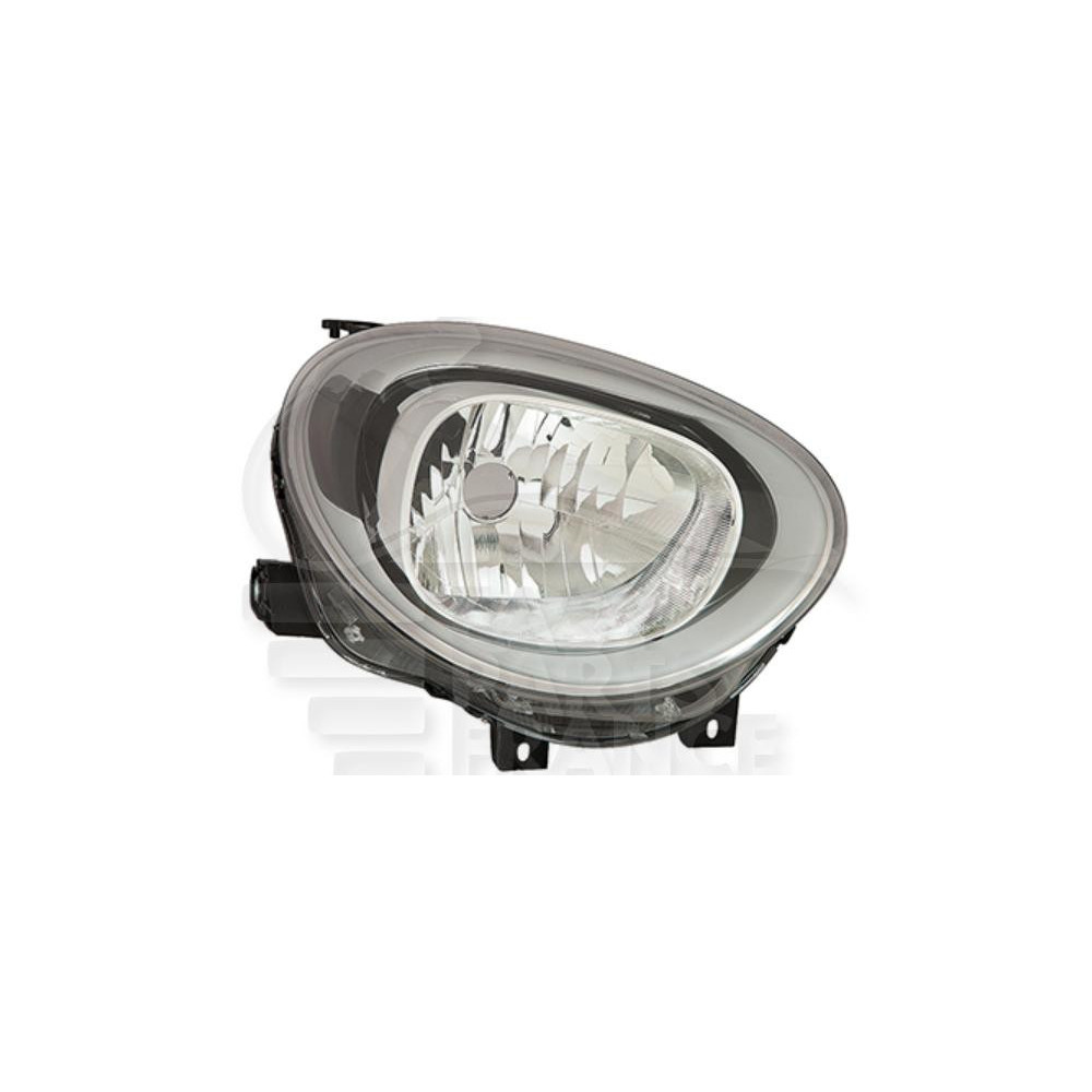 PHARE OPTIQUE DROIT H4 ÉLECTRIQUE SANS MOTEUR pour FIAT 500