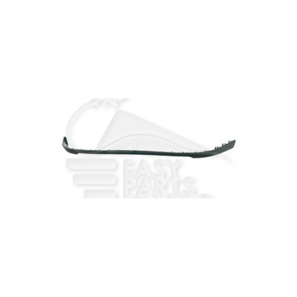 SPOILER DE PARE-CHOC AVANT NOIR pour VOLKSWAGEN POLO