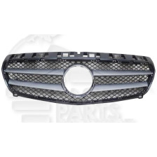 GRILLE DE CALANDRE AVEC MOULURE GRISE ARGENT pour MERCEDES CLASSE A - W176