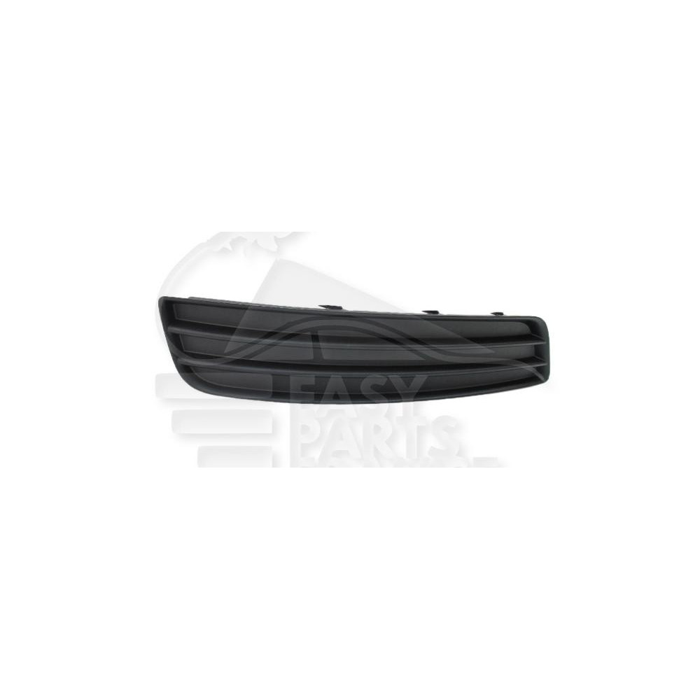 GRILLE DE PARE-CHOC AVANT-DROIT FERMEE NOIRE pour AUDI A3