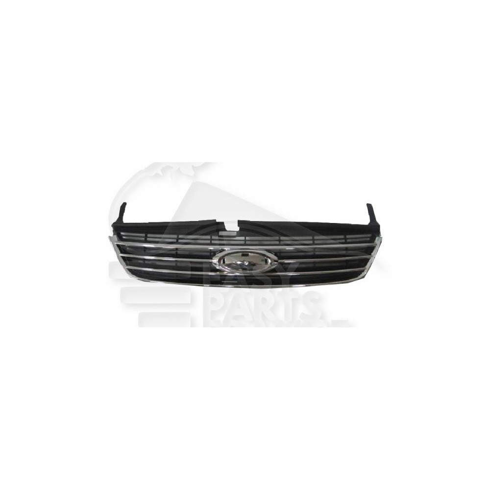 GRILLE DE CALANDRE AVEC MOULURE CHROMME - SANS CONTROLE DE VITESSE ADAPTATIVE pour FORD MONDEO