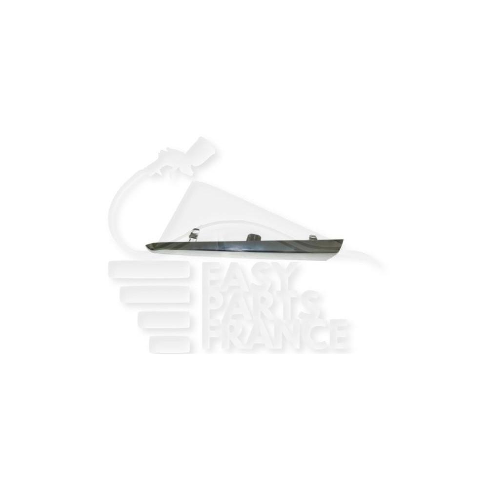 MOULURE DE PARE-CHOC AVANT-GAUCHE CHROMEE pour TOYOTA YARIS