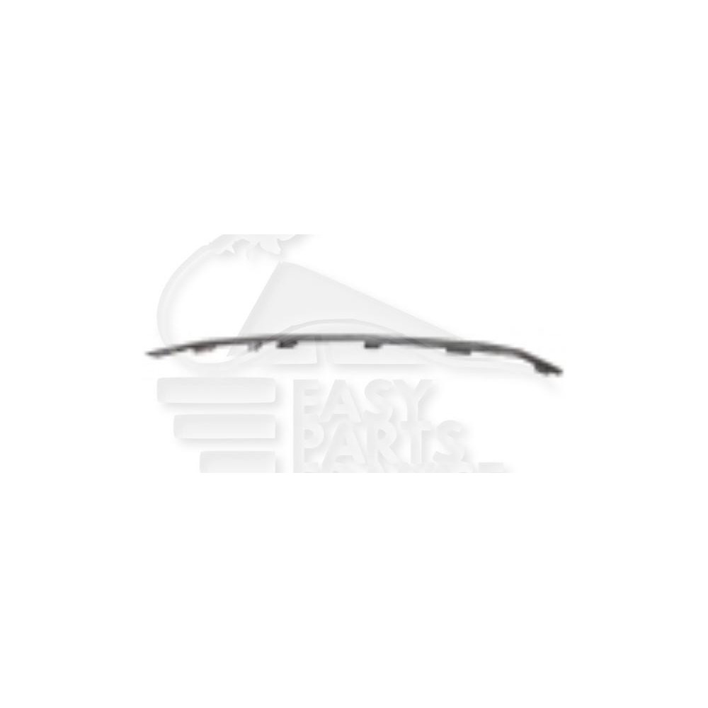 MOULURE DE PARE-CHOC AVANT-DROIT CHROMEE pour VOLKSWAGEN TOURAN