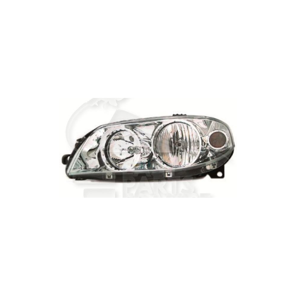 PHARE OPTIQUE GAUCHE H7+ H1 ÉLECTRIQUE SANS MOTEUR pour FIAT PUNTO 3 PORTES