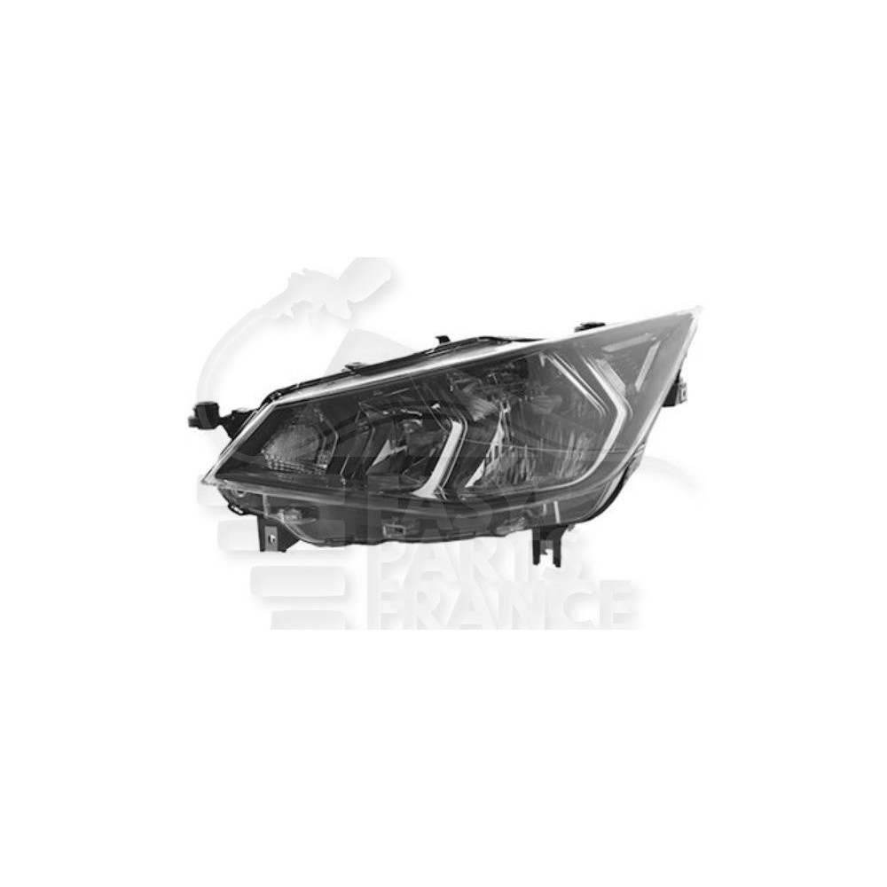 PHARE OPTIQUE GAUCHE H7+H7 ÉLECTRIQUE AVEC MOTEUR et FEU DE JOUR LED pour SEAT IBIZA