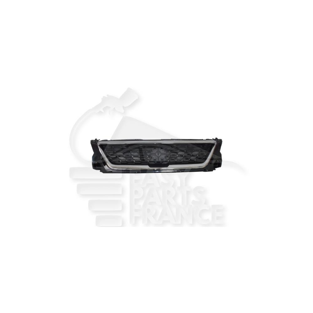 GRILLE DE CALANDRE NOIRE AVEC MOULURE CHROMEE pour SEAT IBIZA