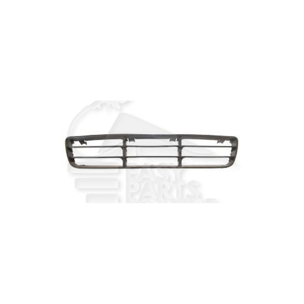 GRILLE CENTRALE DE PARE-CHOC AVANT NOIRE pour VOLKSWAGEN BORA