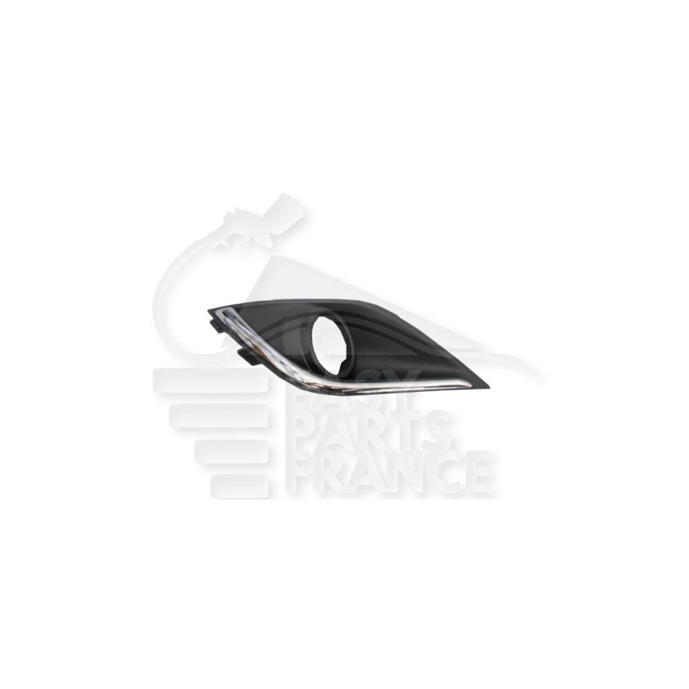 GRILLE DE PARE-CHOC AVANT-GAUCHE AVEC EMPLACEMENT ANTI-BROUILLARD et MOULURE CHROMEE pour MITSUBISHI OUTLANDER
