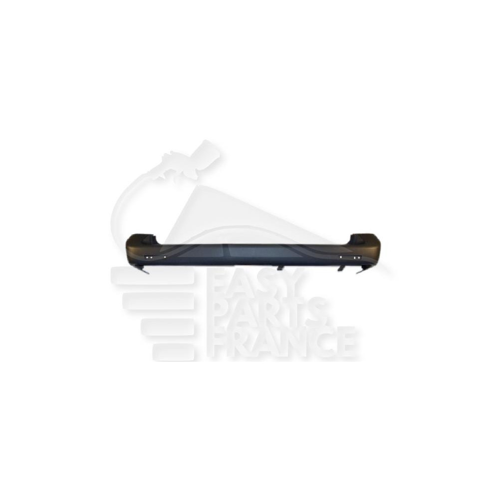 PARE-CHOC ARRIÈRE NOIR SANS PACKONTROL → 04/12 pour VOLKSWAGEN TRANSPORTER