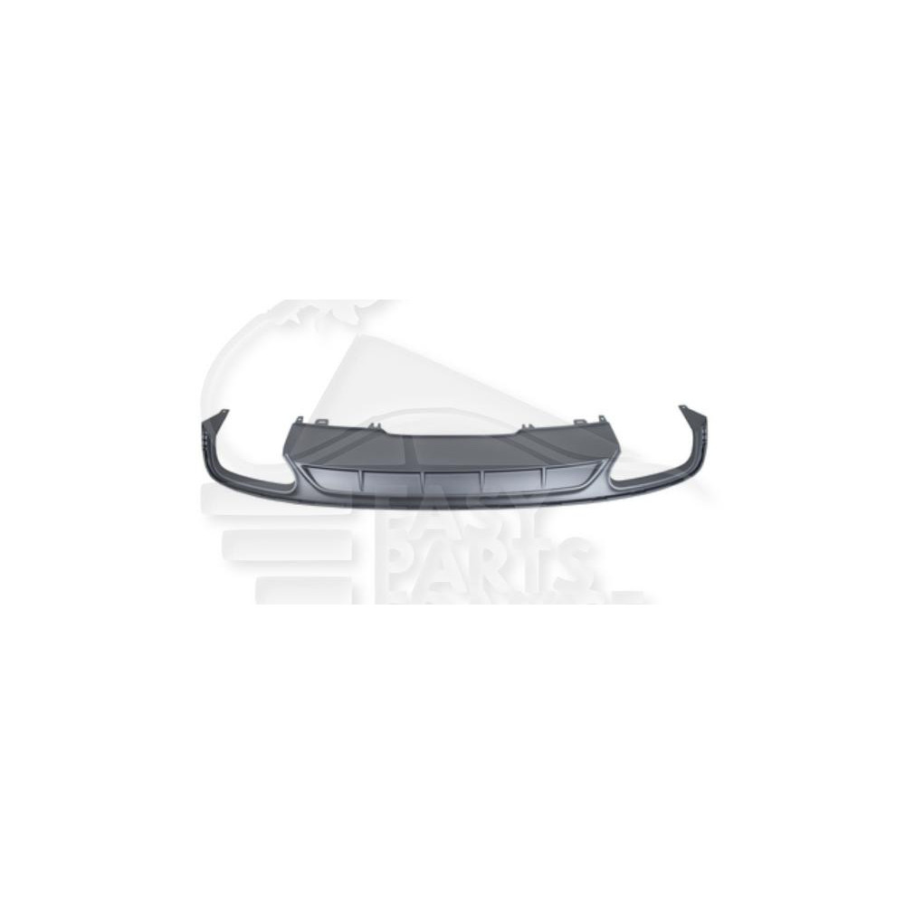 SPOILER DE PARE-CHOC ARRIÈRE GRIS/ARGENT DOUBLE SORTIE ÉCHAPPEMENT pour AUDI A4