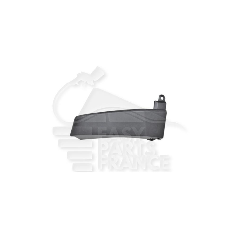 MOULURE DE PARE-CHOC AVANT-GAUCHE NOIRE pour TOYOTA CH-R