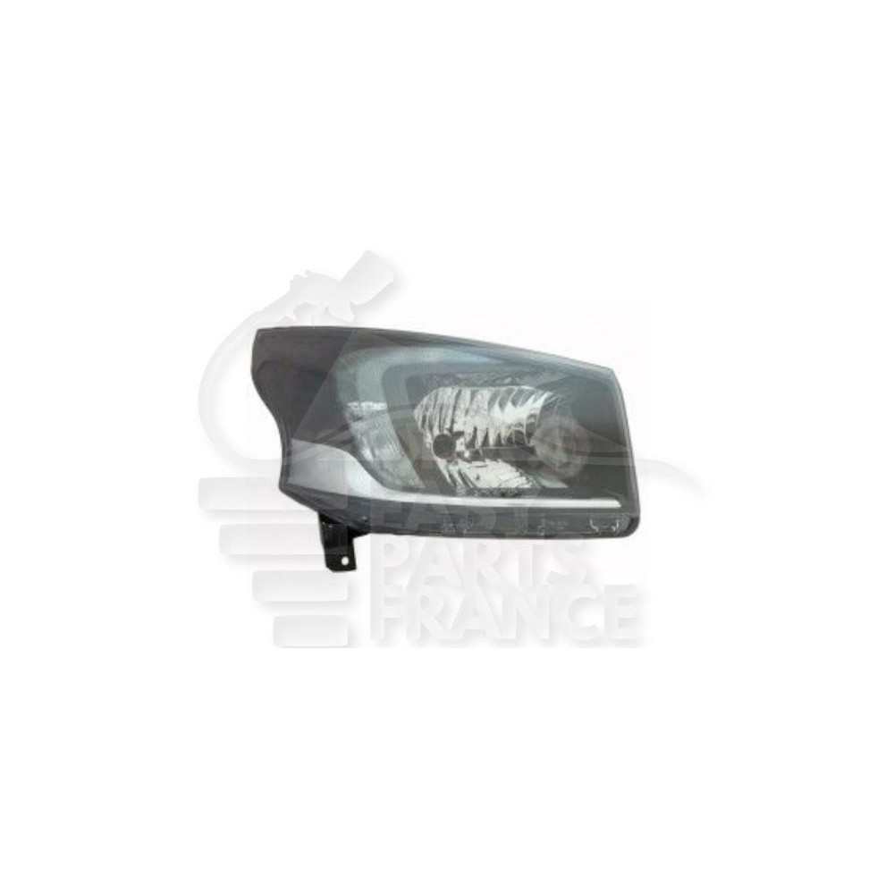 PHARE OPTIQUE DROIT H4 ÉLECTRIQUE AVEC MOTEUR LED pour OPEL VIVARO