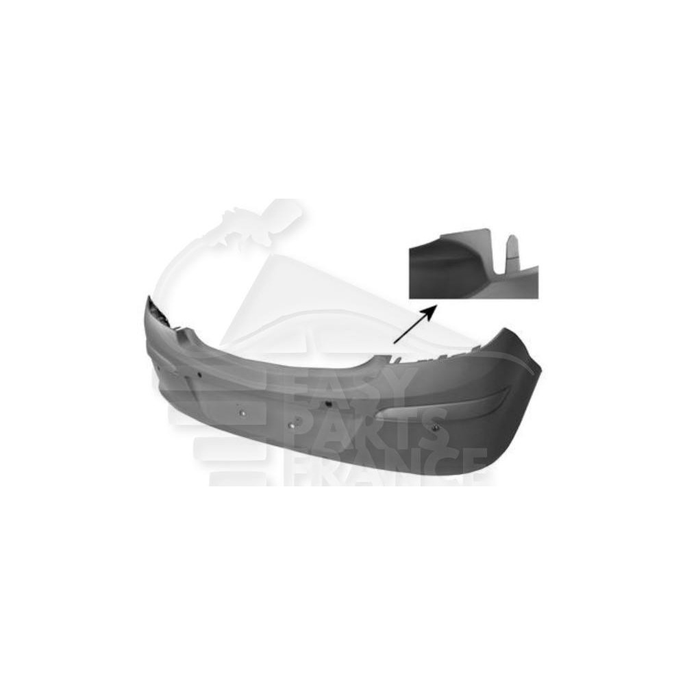 PARE-CHOC ARRIÈRE A PEINDRE AVEC OU SANS PACKCONTROL MODÈLE 5 PORTES - SPORT - SXI - GSI pour OPEL CORSA