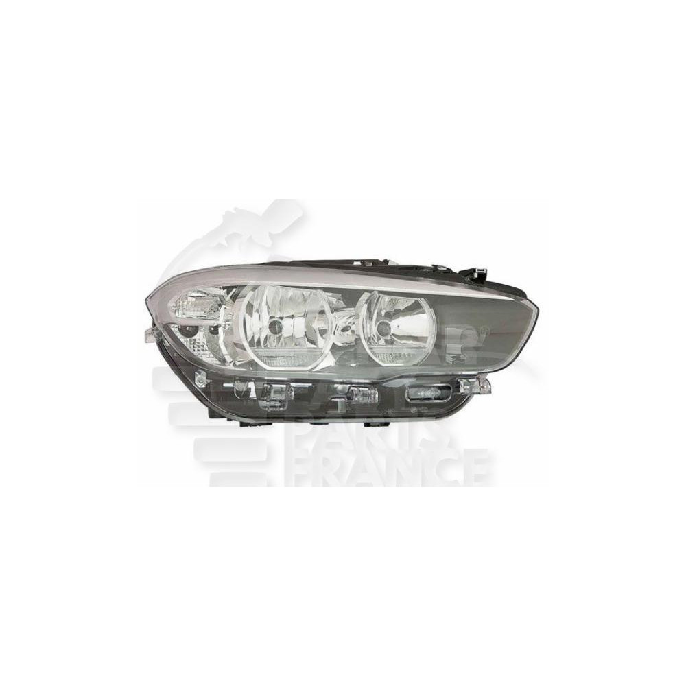 PHARE OPTIQUE DROIT H7+H7 ÉLECTRIQUE AVEC MOTEUR LED pour BMW S1 F 20