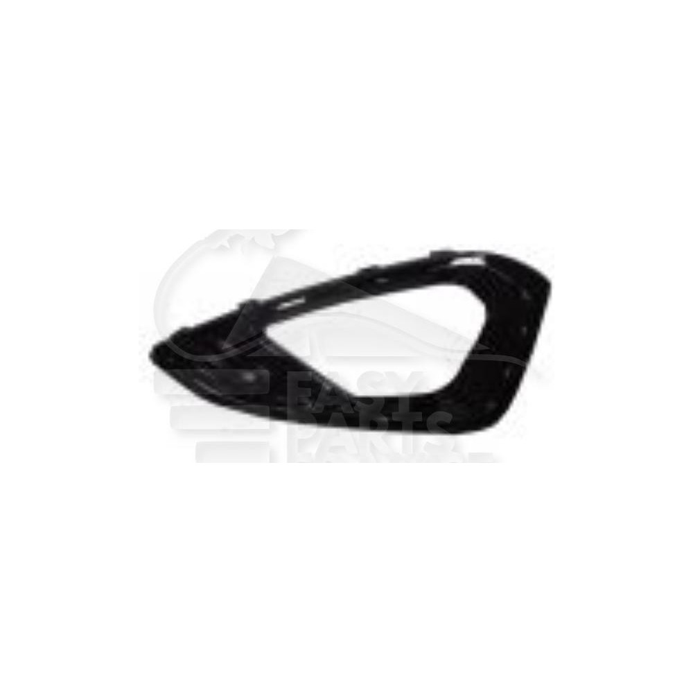 GRILLE DE PARE-CHOC AVANT-GAUCHE AVEC EMPLACEMENT ANTI-BROUILLARD NOIRE pour FORD FIESTA