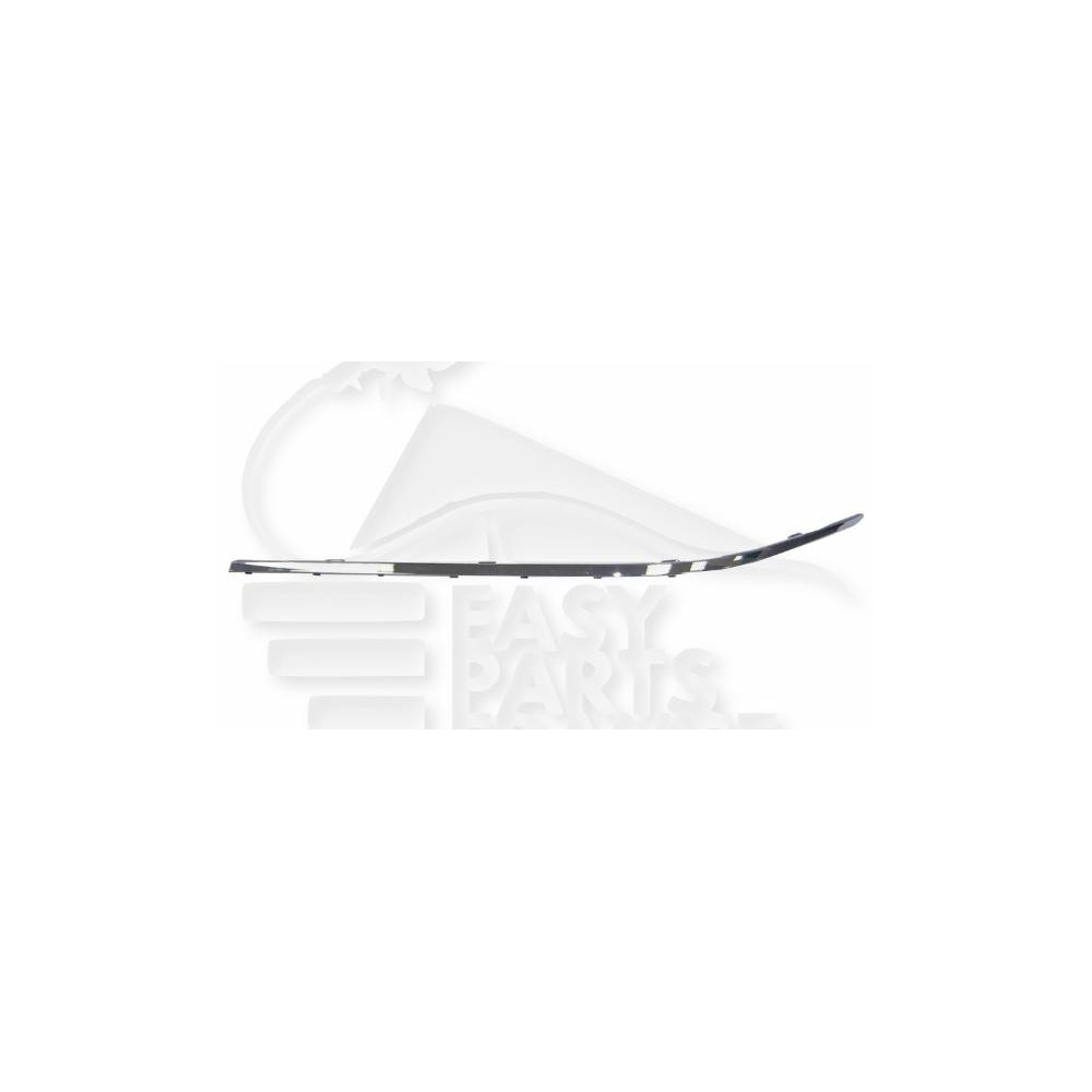 MOULURE DE PARE-CHOC AVANT-DROIT CHROMEE pour BMW S7