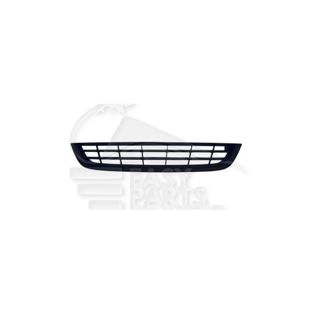 GRILLE CENTRALE DE PARE-CHOC AVANT NOIRE pour VOLKSWAGEN PASSAT