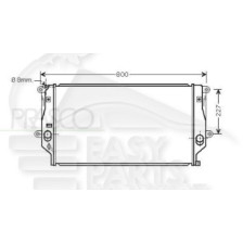 RADIATEUR 2.4 D4D BOÎTE MÉCA AVEC OU SANS CLIM pour TOYOTA RAV 4