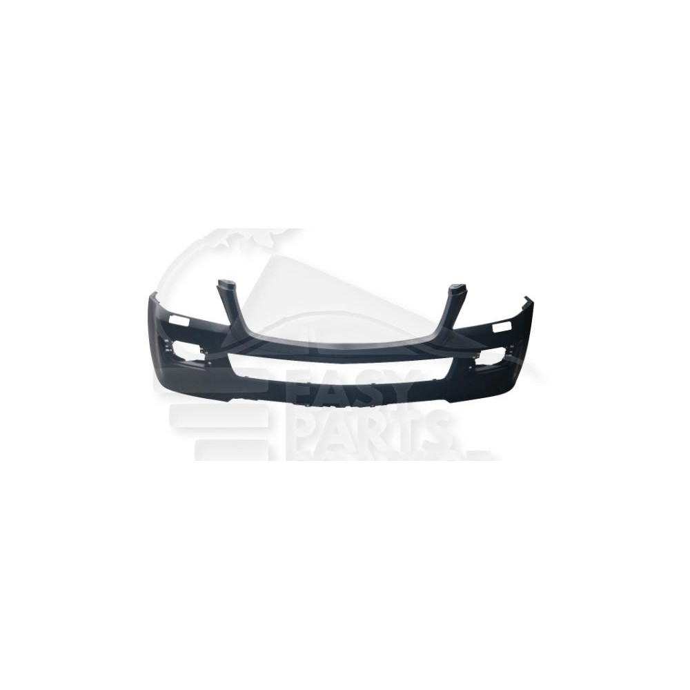 PARE-CHOC AVANT A PEINDRE AVEC LAVE PHARE et EMPLACEMENT FEU DE VIRAGE - SANS PACKONTROL pour MERCEDES CLASSE GL - X164