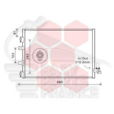 CONDENSEUR 1.6 TDCI 590 X 377 X 16 pour FORD C MAX