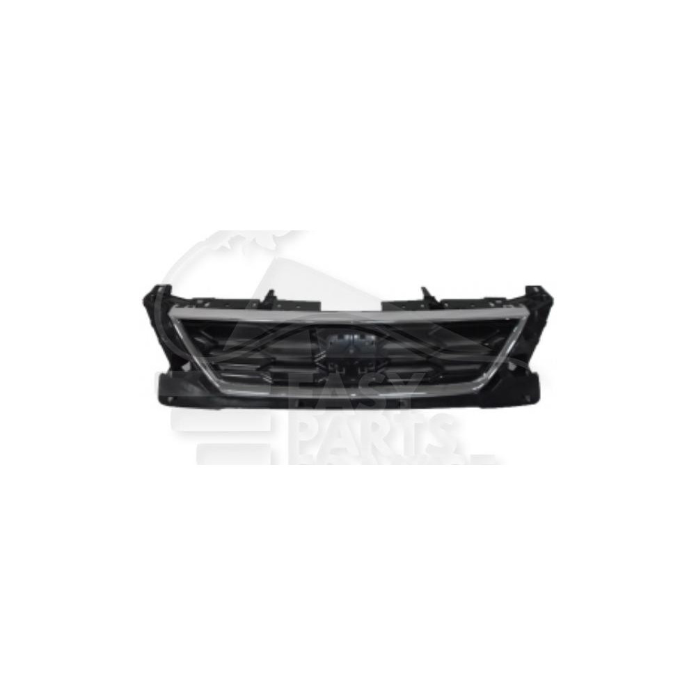 GRILLE DE CALANDRE NOIRE AVEC MOULURE CHROMEE pour SEAT LEON