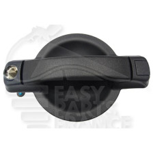 POIGNEE EXT PORTE BATTANTE - NOIRE - A/TROU BARILLET 