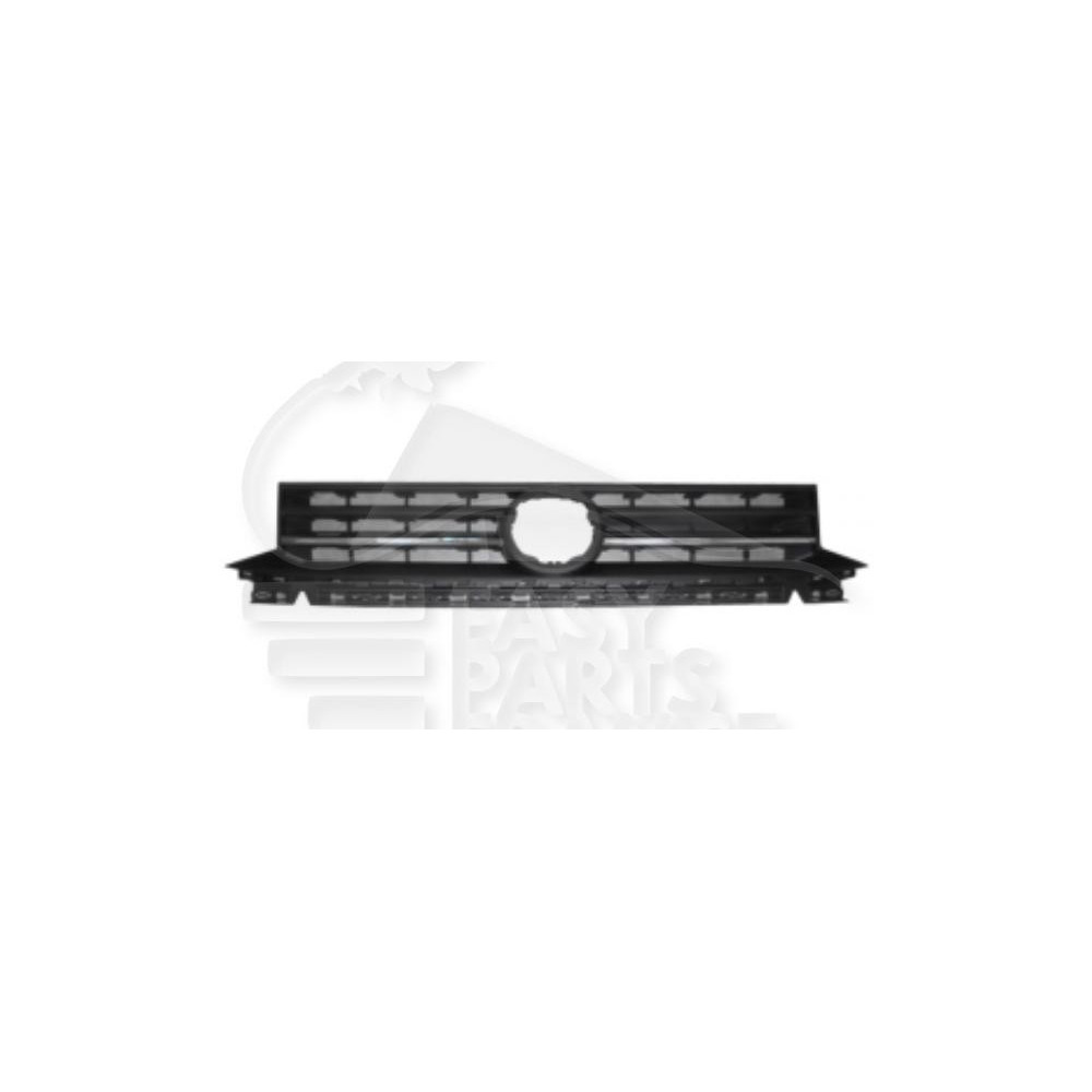 GRILLE DE CALANDRE NOIRE AVEC MOULURES CHROMEES pour VOLKSWAGEN CADDY