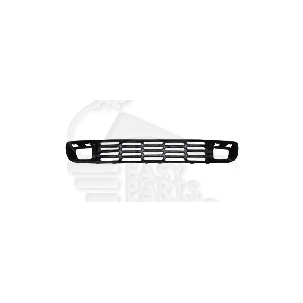 GRILLE DE PARE-CHOC AVANT CENTRALE INFÉRIEUR NOIRE COOPER S pour MINI /